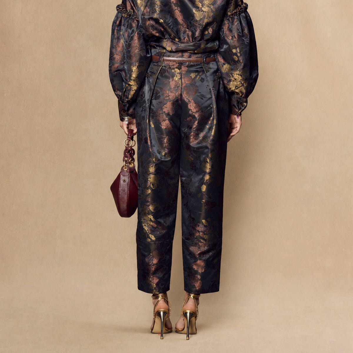 Floral Tailored Trousers