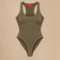 FORMA bodysutie in olive green