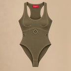 FORMA bodysutie in olive green