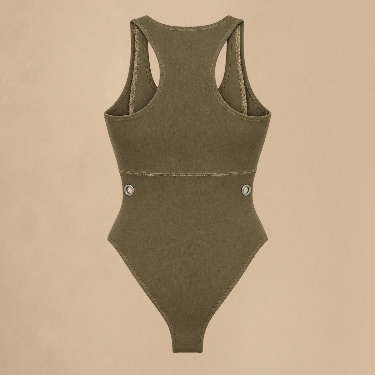 FORMA bodysutie in olive green