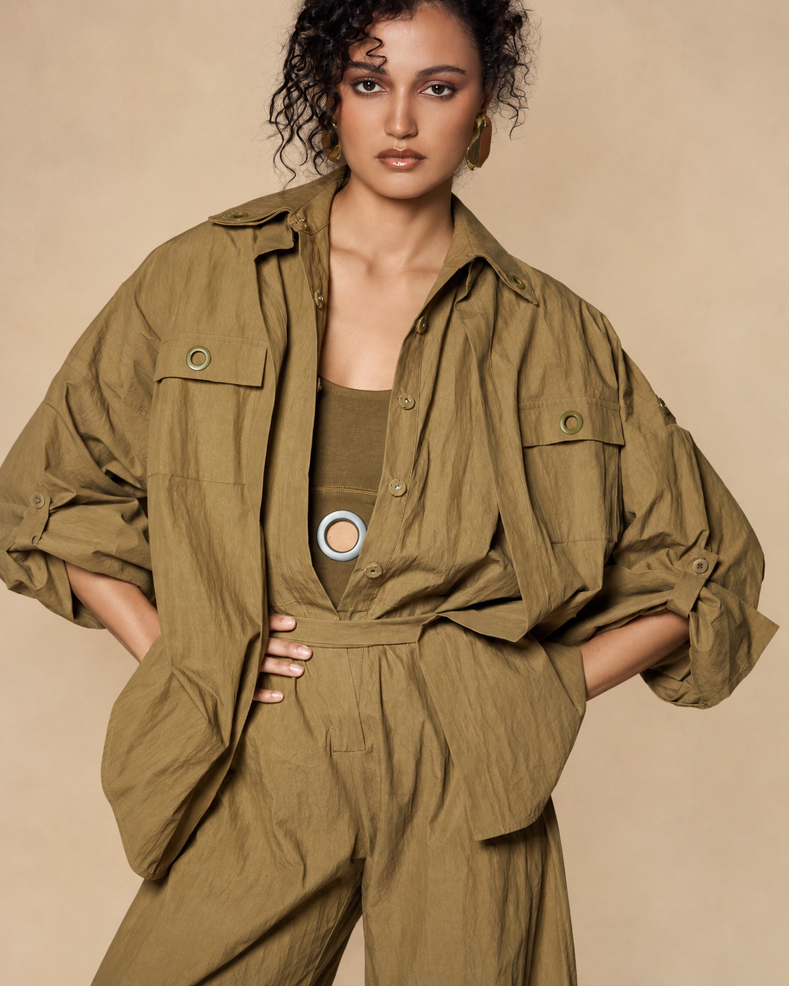 Double shirt Jumpsuit